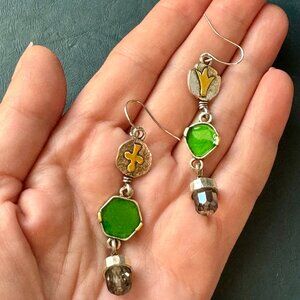 Statement drop earrings